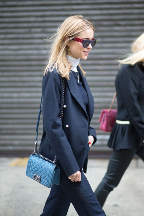 Pernille Teisbaek with Chanel bag