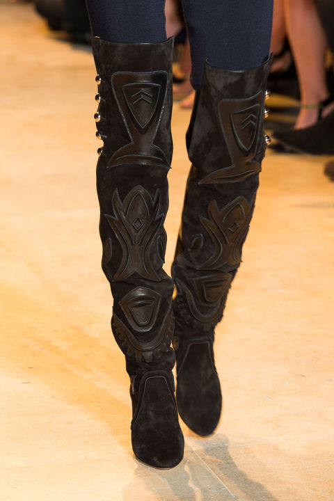 There's no messing with the reigning queen of Parisian cool—the Marant girl knows where to go get her new Fall uniform and these boots are a kick ass start.