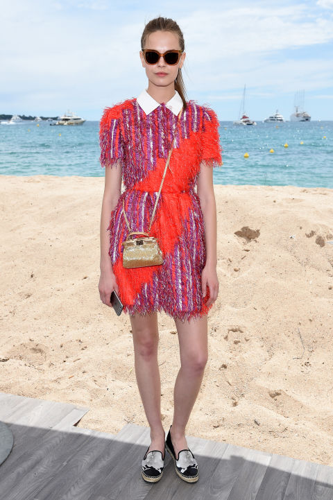 Mina Cvetovic in Fendi