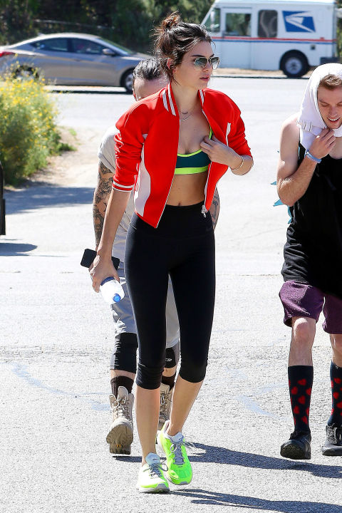 marvellous kylie jenner gym outfit
11