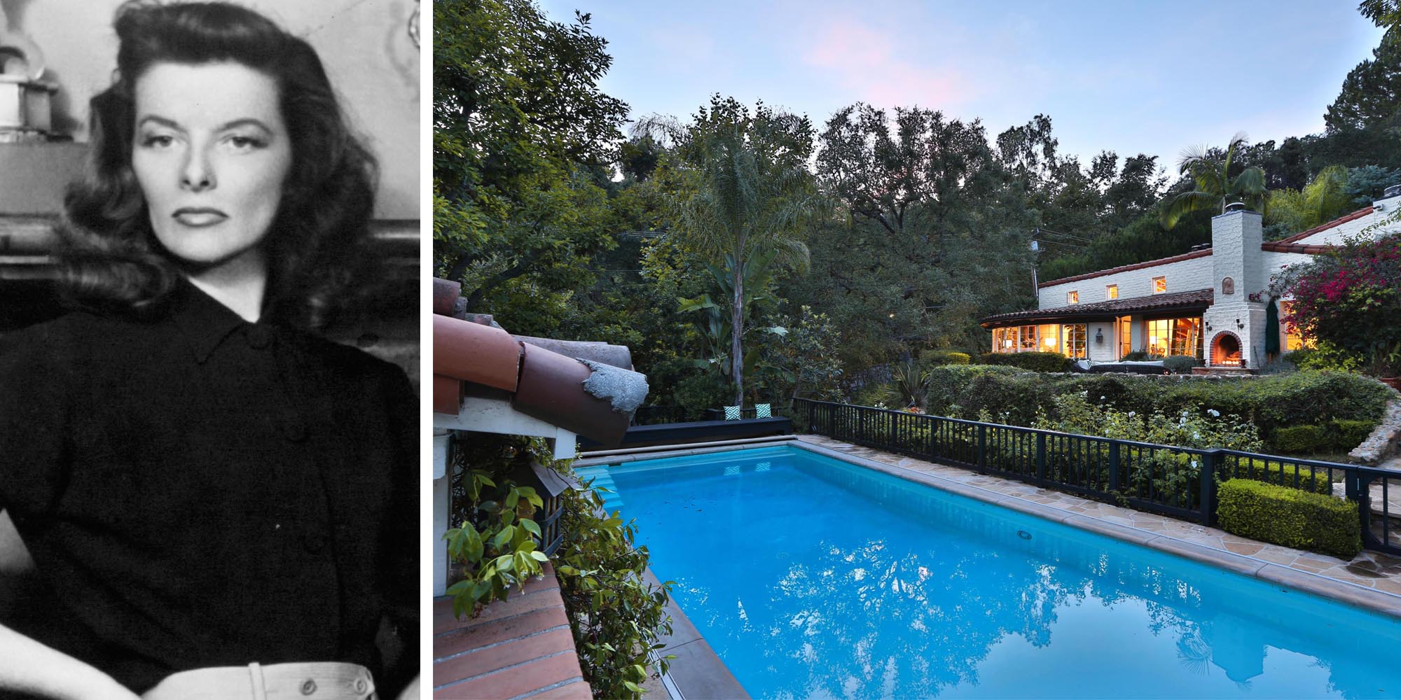 Go Inside Katharine Hepburn's 7.39 Million LA Home