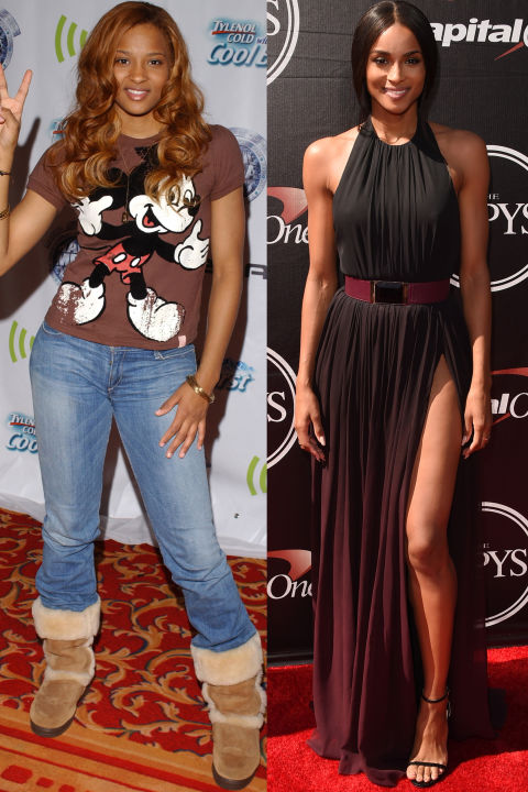 Most of us fell victim to tucking our jeans into Uggs in the early aughts—and Ciara was no exception. Now, the singer's style has taken a complete 360 with sexy, feminine silhouettes and chic, put-together outfits. 
