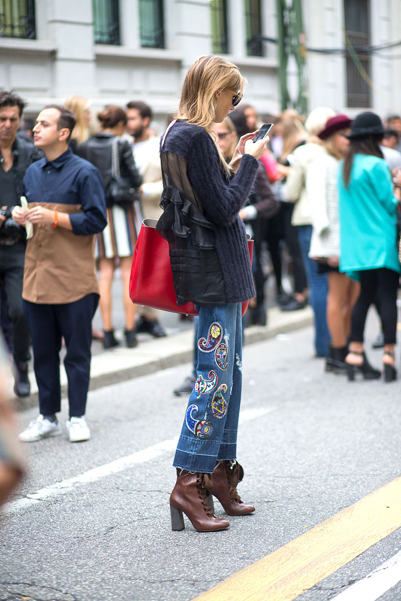 Resultado de imagen de street style milano 2017
