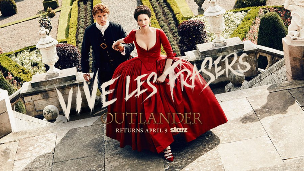 claire red dress outlander episode Outlander in Paris