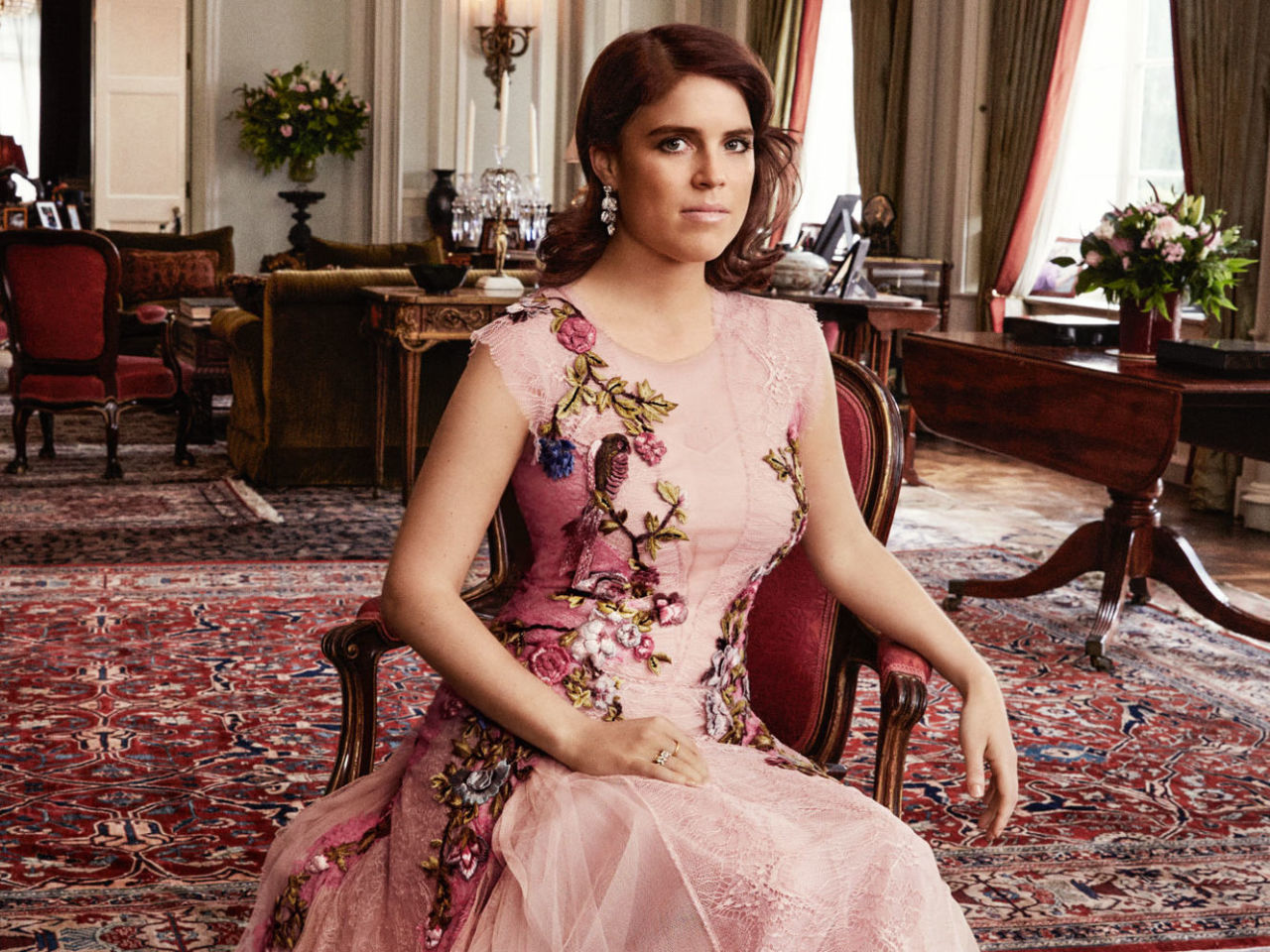 princess eugenie pink dress