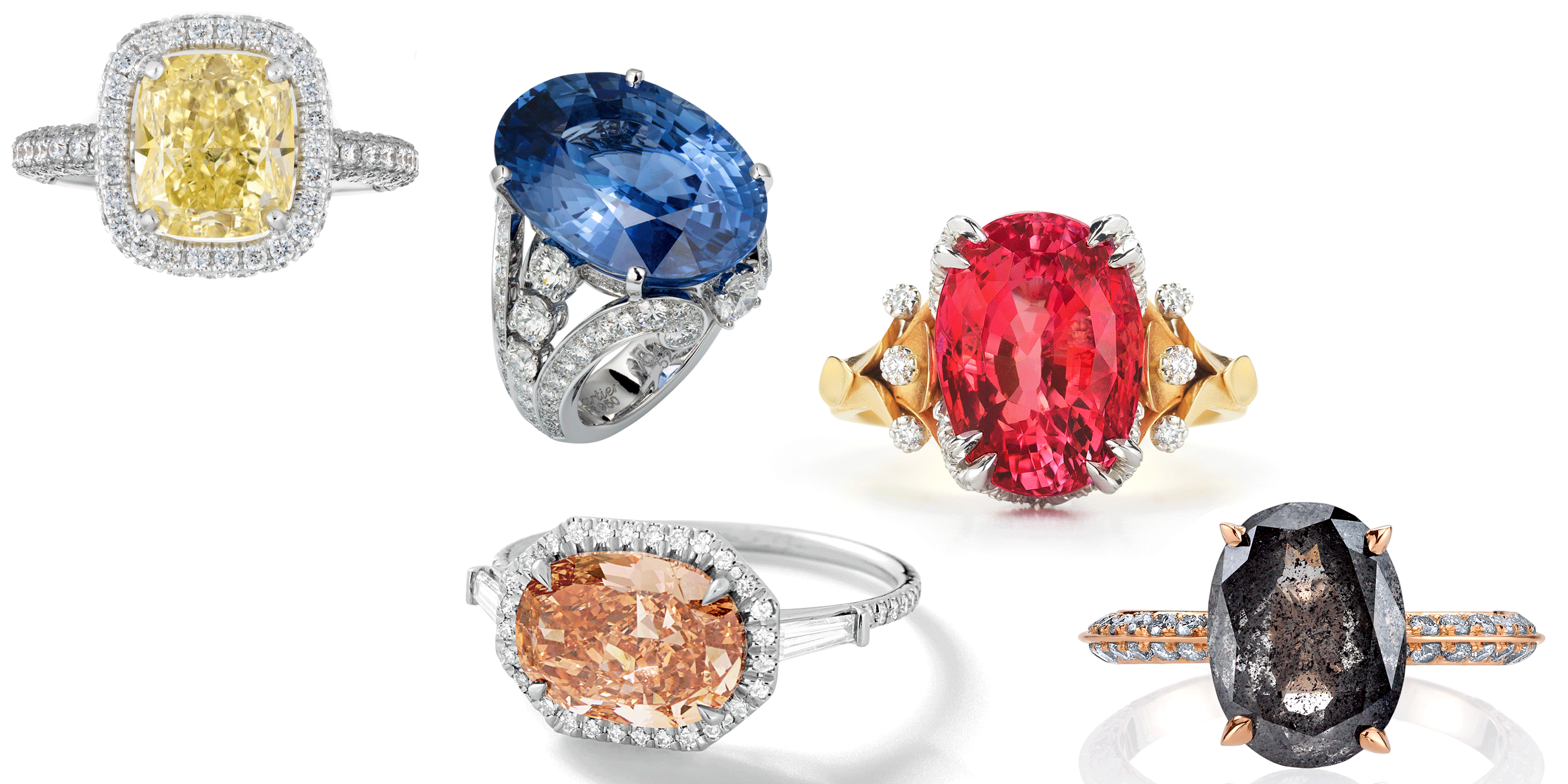 40+ Alternative and NonDiamond Engagement Rings Unusual Engagement Rings