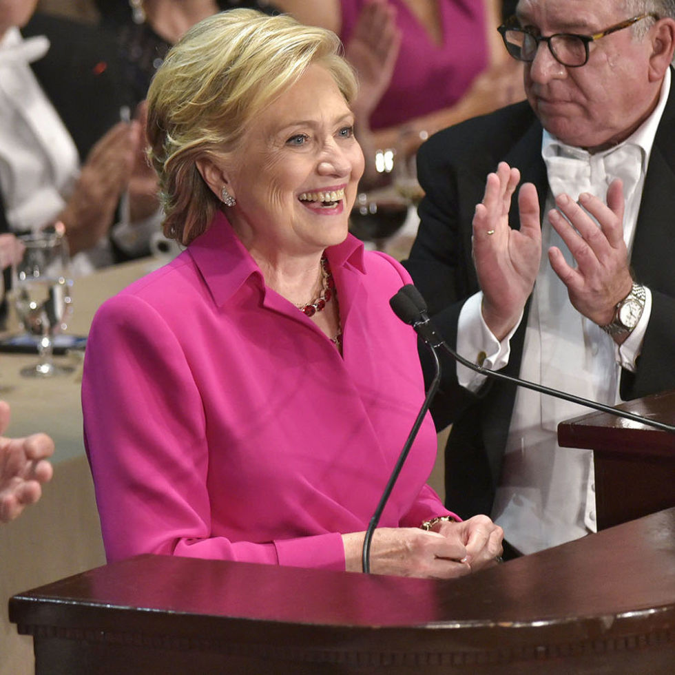 hillary clinton pink dress Hillary Clinton and Jill Biden: Style icons for 2011?