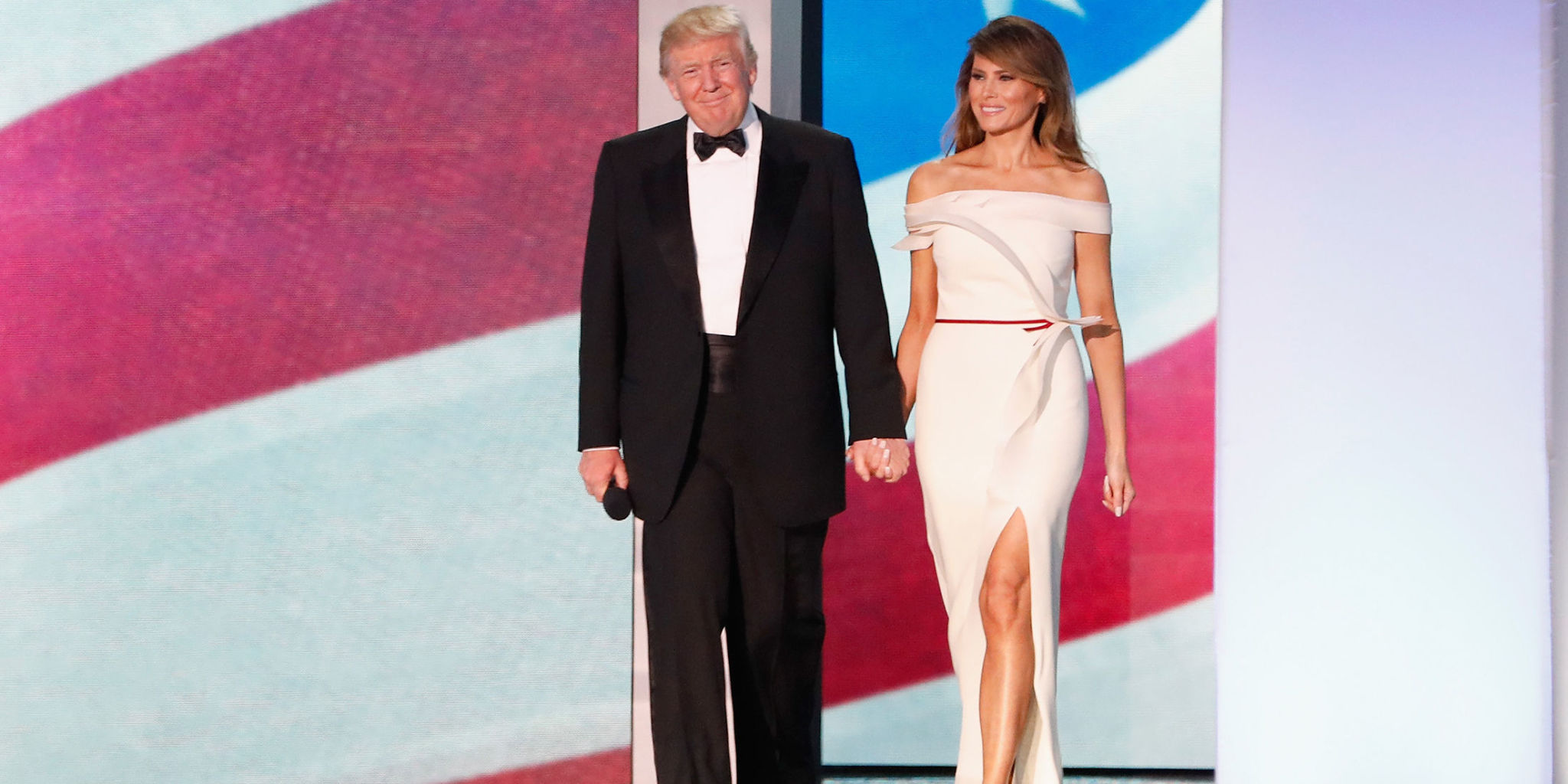 who designed melanias ball dress Melania Trump Inauguration Ball Outfit Meaning