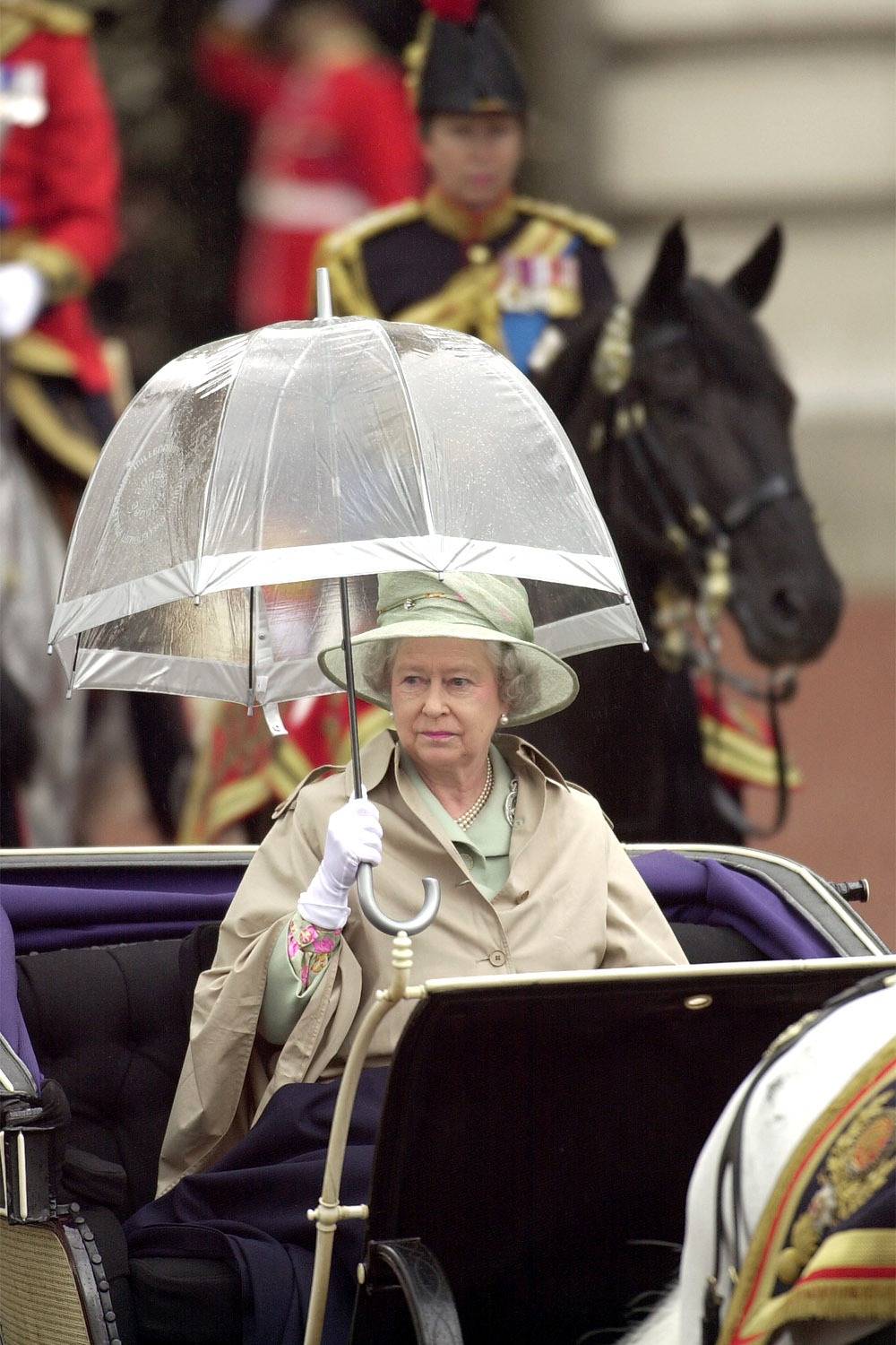 Queen Elizabeth Rainy Day Style National Umbrella Day