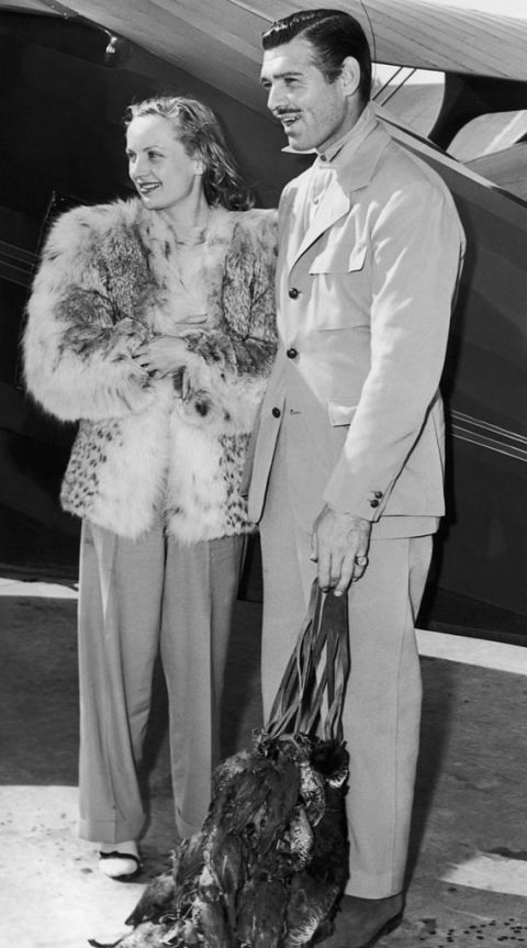 Clarke Gable and Carole Lombard