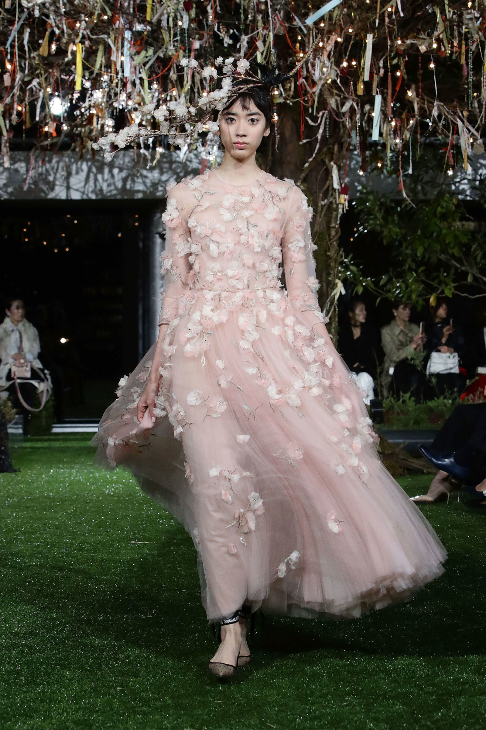 Dior Haute Couture Cherry Blossom Gowns in Tokyo, Japan