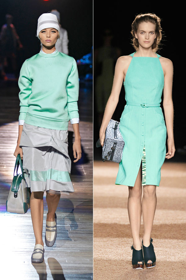 Mint Green Clothing and Accessories Mint Green Fashion Trend 2012