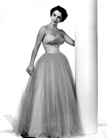 elizabeth taylor evening dresses Elizabeth Taylor Inspired Blue Evening Dress Oscars 1970 – LausenCrafts main image 1