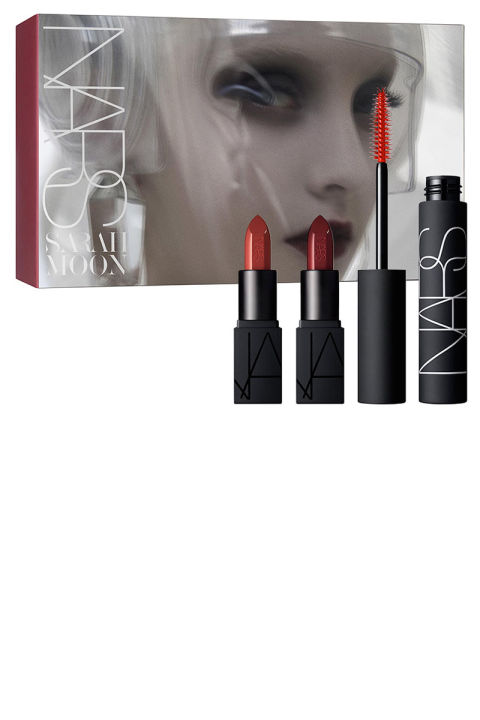 You can't go wrong with two perfectly red mini lipsticks and a lash-lengthening mascara. NARS Limited Edition Sarah Moon Get Real Audacious Eye and Lip Set, $49, neimanmarcus.com
